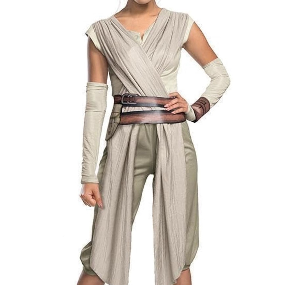 Star Wars The Force Awakens Women’s Rey Costume Cosplay Size Small